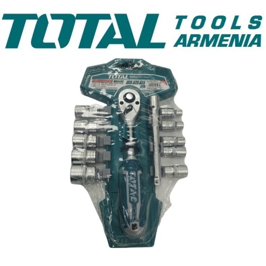 12 հատ 1/4 ″ վարդակների հավաքածու
