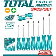 Պտուտակահանների հավաքածու ` 9 հատ