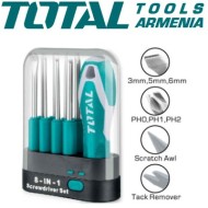 Պտուտակահան ՝ փոխարինելի վարդակներով 9 հատ 