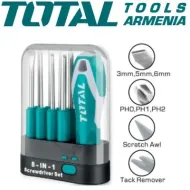 Պտուտակահան ՝ փոխարինելի վարդակներով 9 հատ 