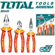 Դիէլեկտրիկի հարթաշուրթերի հավաքածու 1000Վ ՝ 3 հատ 