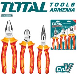 Դիէլեկտրիկի հարթաշուրթերի հավաքածու 1000Վ ՝ 3 հատ 