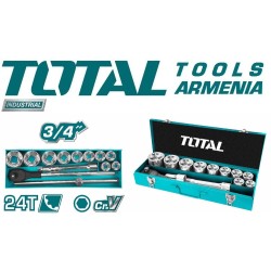 Ճռիկի գլխիկների Հավաքածու 3/4" 15 հատ