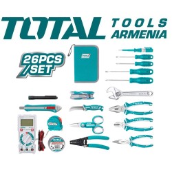 Էլեկտրիկի գործիքների հավաքածու 26հատ