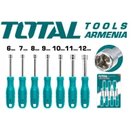 Գլխիկավոր պտուտակահանի հավաքածու 7 հատ