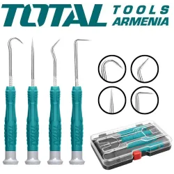 Փականագործական կեռերի և բզի հավաքածու 4 հատ