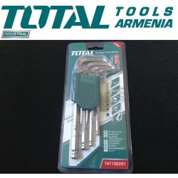 Գնդիկավոր վեցանկյուն բանալիների հավաքածու 9 հատ