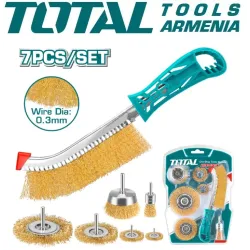 Մետաղական խոզանակների հավաքածու 7հատ