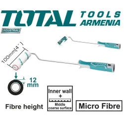 Ներկի մինի գլանաձև խոզանակ 100x12 մմ
