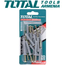 Պտուտակ ՝ պլաստմասսե ամրակով 15 հատ 