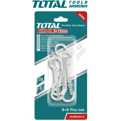 Կեռ պտուտակ պլասմասե դյուբելով 6 հատ