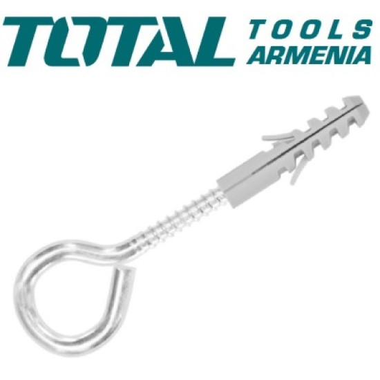 Փակ կեռ պտուտակ պլաստմասե դյուբելով 6 հատ