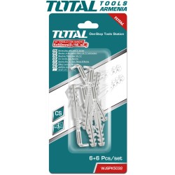 L տիպի կեռ պտուտակ պլաստմասե դյուբելով 6 հատ