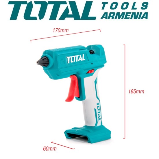 Glue gun accumulator