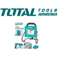 Մարտկոցային LED լապտեր - լուսարձակ 20 Վ