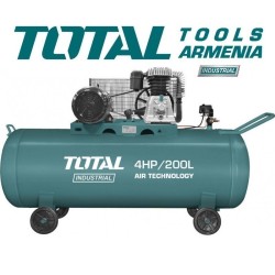 Օդայուղային գոտային կոմպրեսոր 200 լ / 3 կՎտ