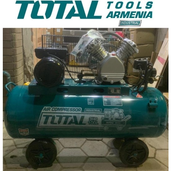 Air oil belt compressor 100L / 2.2 kW