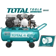 Օդայուղային գոտային կոմպրեսոր 100 լ / 2.2 կՎտ