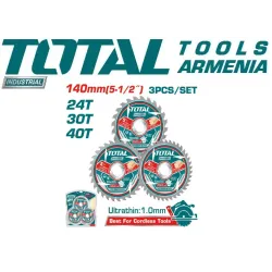 Գերբարակ TCT սղոցի շեղբերի հավաքածու