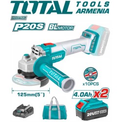 Անկյունային հղկող մեքենա (ԱՀՄ) - Բալգարկա մարտկոցով 20 Վ