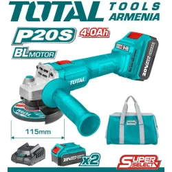 Անկյունային հղկող մեքենա (ԱՀՄ) - Բալգարկա մարտկոցով 20 Վ