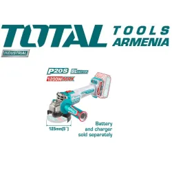 Անկյունային հղկող մեքենա (ԱՀՄ) մարտկոցով