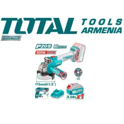 Անլար անկյունային հղկող մեքենա (ԱՀՄ) 20 Վ 900 Վ