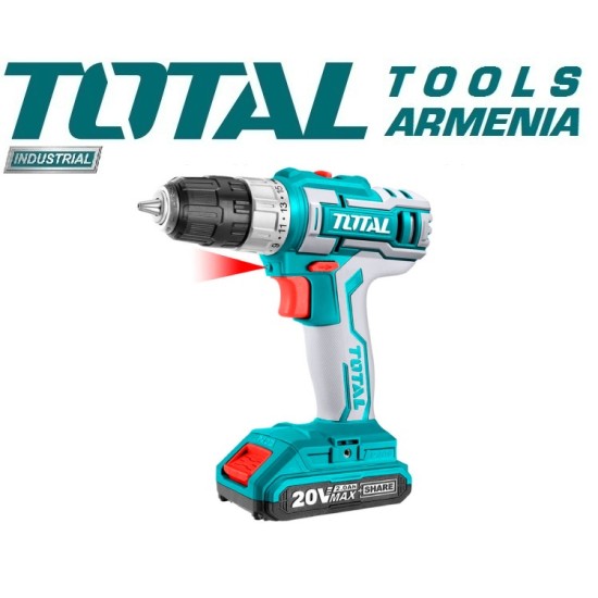 Cordless Impact wrench and Drill - Screwdriver 20 V, 2A