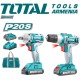 Cordless Impact wrench and Drill - Screwdriver 20 V, 2A