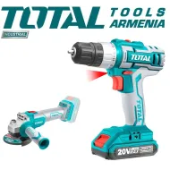 Անկյունային Հղկող Մեքենա և պտուտակադարձիչ 20 վ/4 Ա