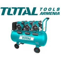 Օդի կոմպրեսոր անձայն առանց յուղի  100լ /3×1200 Վտ