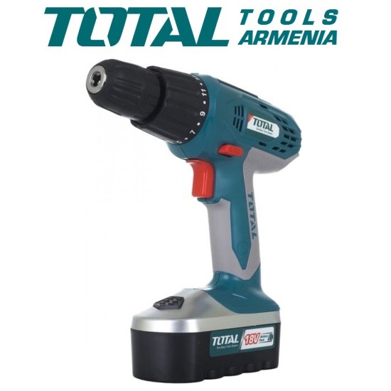 Cordless Drill - Screwdriver / 18V / 1.2A / 16Nm 