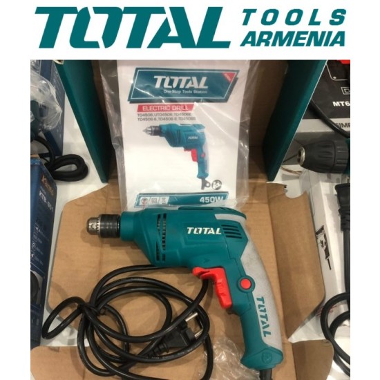 Electric Drill /  450 W / 0–4300 rpm