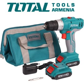 Cordless Drill- Screwdriver 12V, 1.5 A * h, 25 Nm +1 battery