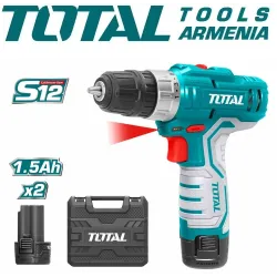 Դռել - պտուտակահան մարտկոցով 12 Վ/1,5 Ա/20 Նմ + 2 մարտկոց