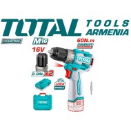 Հարվածային Պտուտակադարձիչ 16Վ / 2Աժ / Մարտկոցով և Լիցքավորիկչով