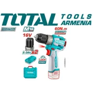 Հարվածային Պտուտակադարձիչ 16Վ / 2Աժ / Մարտկոցով և Լիցքավորիկչով