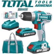 Դռել - պտուտակահան մարտկոցով / 20Վ / 2Ա / 45 Նմ / +1 Մարտկոց / Արտադրական / INDUSTRIAL