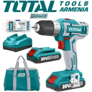 Դռել - պտուտակահան մարտկոցով / 20Վ / 2Ա / 45 Նմ / +1 Մարտկոց / Արտադրական / INDUSTRIAL