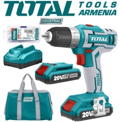 Դռել - պտուտակահան մարտկոցով / 20Վ / 2Ա / 45 Նմ / +1 Մարտկոց / Արտադրական / INDUSTRIAL