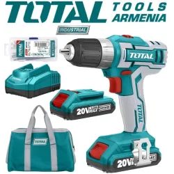 Դռել - պտուտակահան մարտկոցով / 20Վ / 2Ա / 45 Նմ / +1 Մարտկոց / Արտադրական / INDUSTRIAL