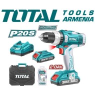 Դռել - պտուտակահան մարտկոցով / 20Վ / 2Ա / 55 Նմ / +1 Մարտկոց / Արտադրական / INDUSTRIAL