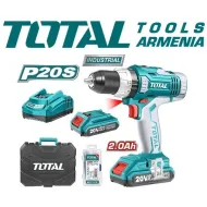 Դռել - պտուտակահան մարտկոցով / 20Վ / 2Ա / 55 Նմ / +1 Մարտկոց / Արտադրական / INDUSTRIAL