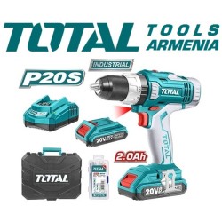 Դռել - պտուտակահան մարտկոցով / 20Վ / 2Ա / 55 Նմ / +1 Մարտկոց / Արտադրական / INDUSTRIAL