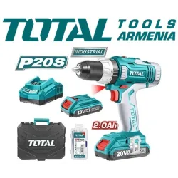 Դռել - պտուտակահան մարտկոցով / 20Վ / 2Ա / 55 Նմ / +1 Մարտկոց / Արտադրական / INDUSTRIAL