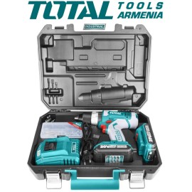 Cordless Drill - Screwdriver / 20V / 2A / 55Nm /+1 Battery / INDUSTRIAL