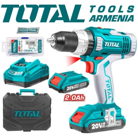 Դռել - պտուտակահան մարտկոցով / 20Վ / 2Ա / 55 Նմ / +1 Մարտկոց / Արտադրական / INDUSTRIAL