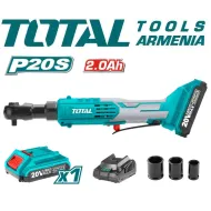 Լիթիում իոնային ճռիկ մարտկոցով 3/8" 20Վ