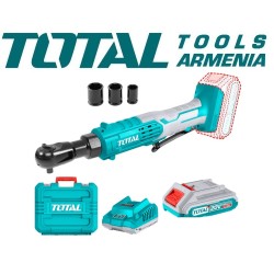 Լիթիում իոնային ճռիկ մարտկոցով 3/8" 20Վ