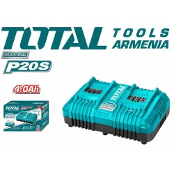 Լիցքավորիչ արագ խելացի 20Վ 4Ա 2 մարտկոցի համար